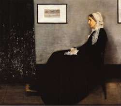 James Abbott McNeil Whistler Arrangement in Gray and Bloack No.1;Portrait of the Artist's Mother